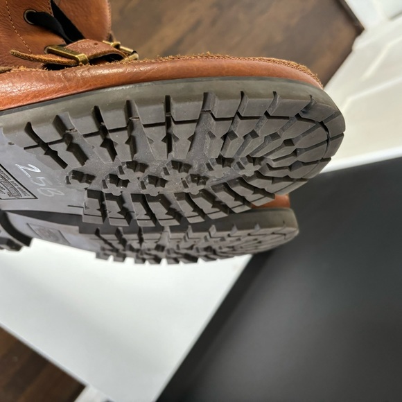 Polo Ralph Lauren Ranger Boots Tumbled Brown Leather Mens Size 11 - Picture 10 of 12